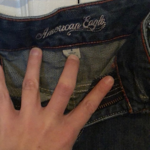 American Eagle blue jean skirt. - Picture 3 of 3